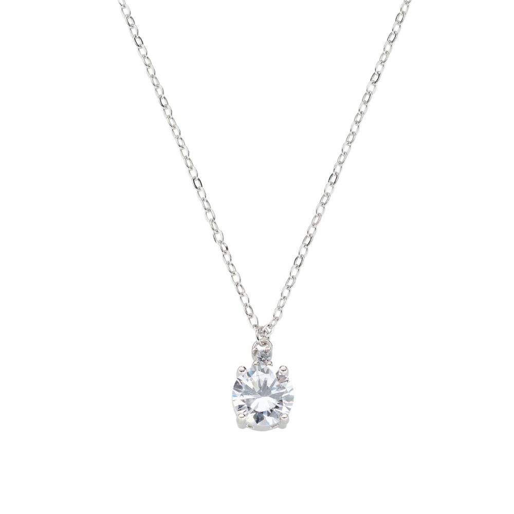 Amen Collana Argento Punto Luce Bianco