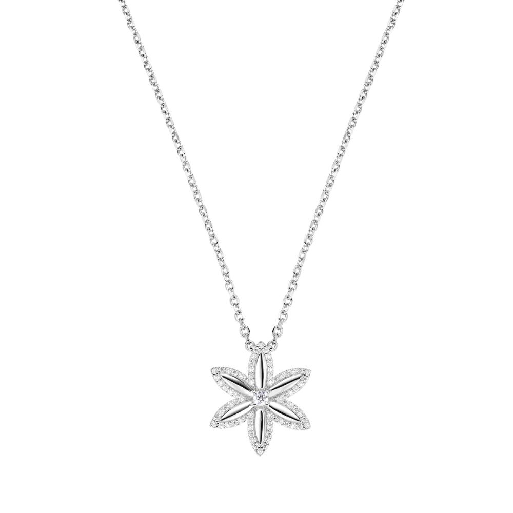 Amen Collana Argento Fiore Della Vita