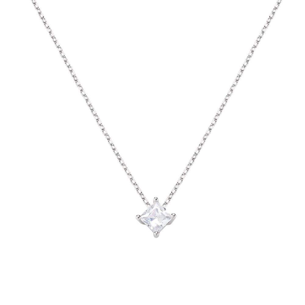 Amen Collana Argento Punto Luce 4X4 mm