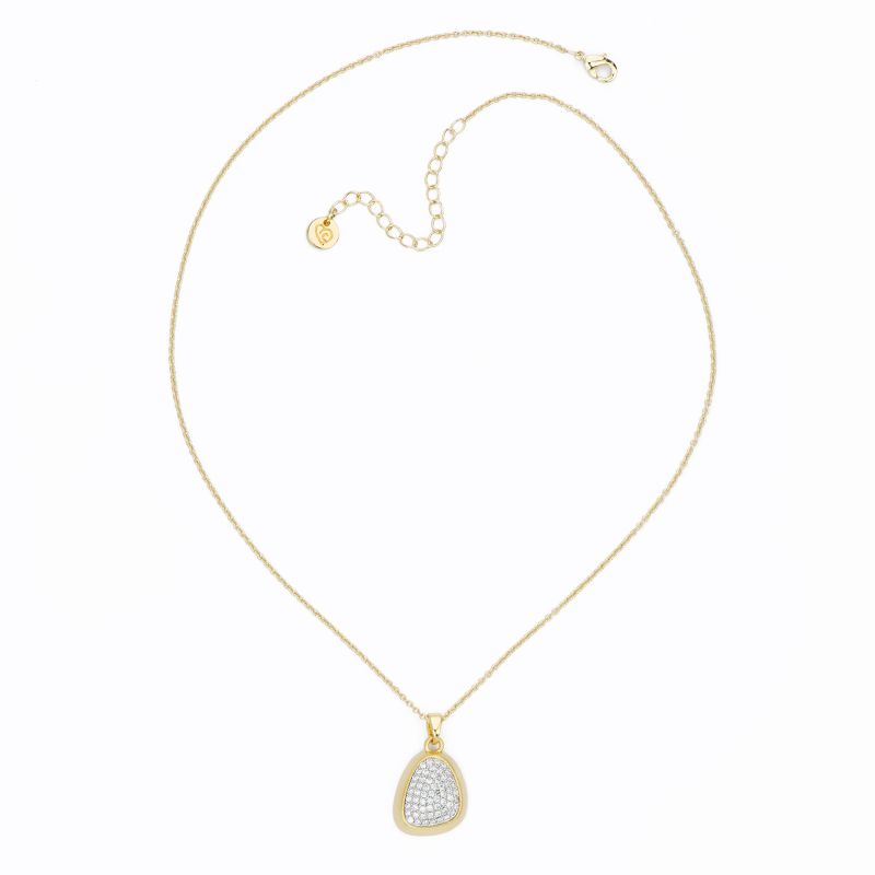 Barbieri Collana Metallo Gold e Zirconi Bianchi