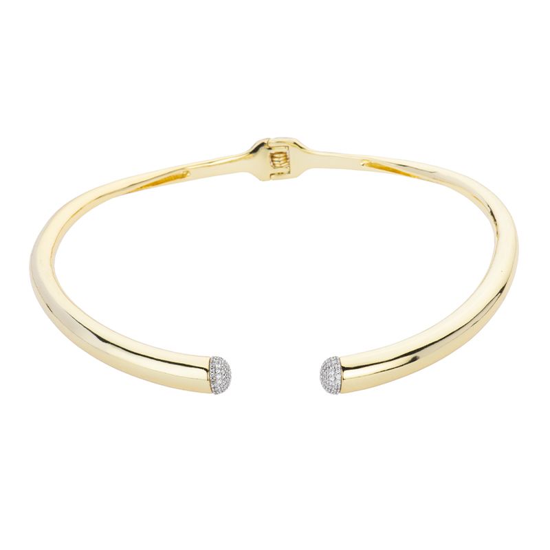 Barbieri Collana a Molla Metallo Gold e Zirconi