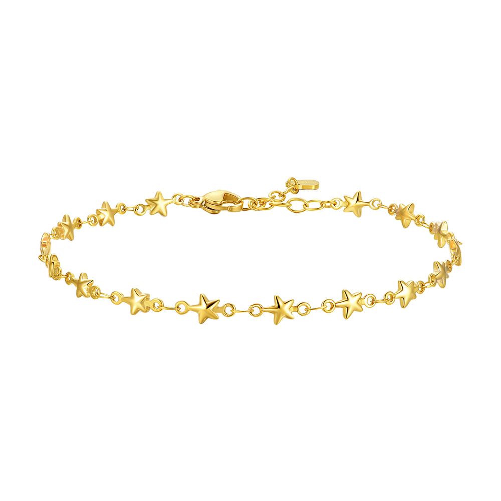 Luca Barra Cavigliera Acciaio Gold con Stelle