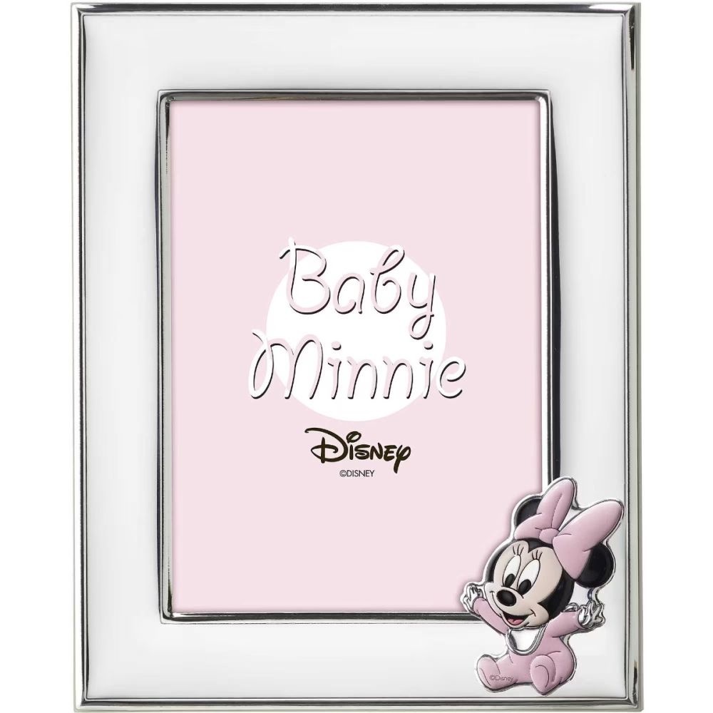 Disney Cornice Topolina Laminato Argento e Legno 13X18