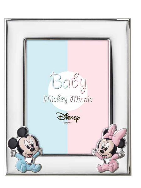 Disney Cornice Laminato Argento e Legno 13X18