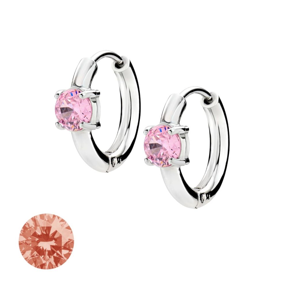 Doodle Orecchini Cerchio 10 mm Acciaio