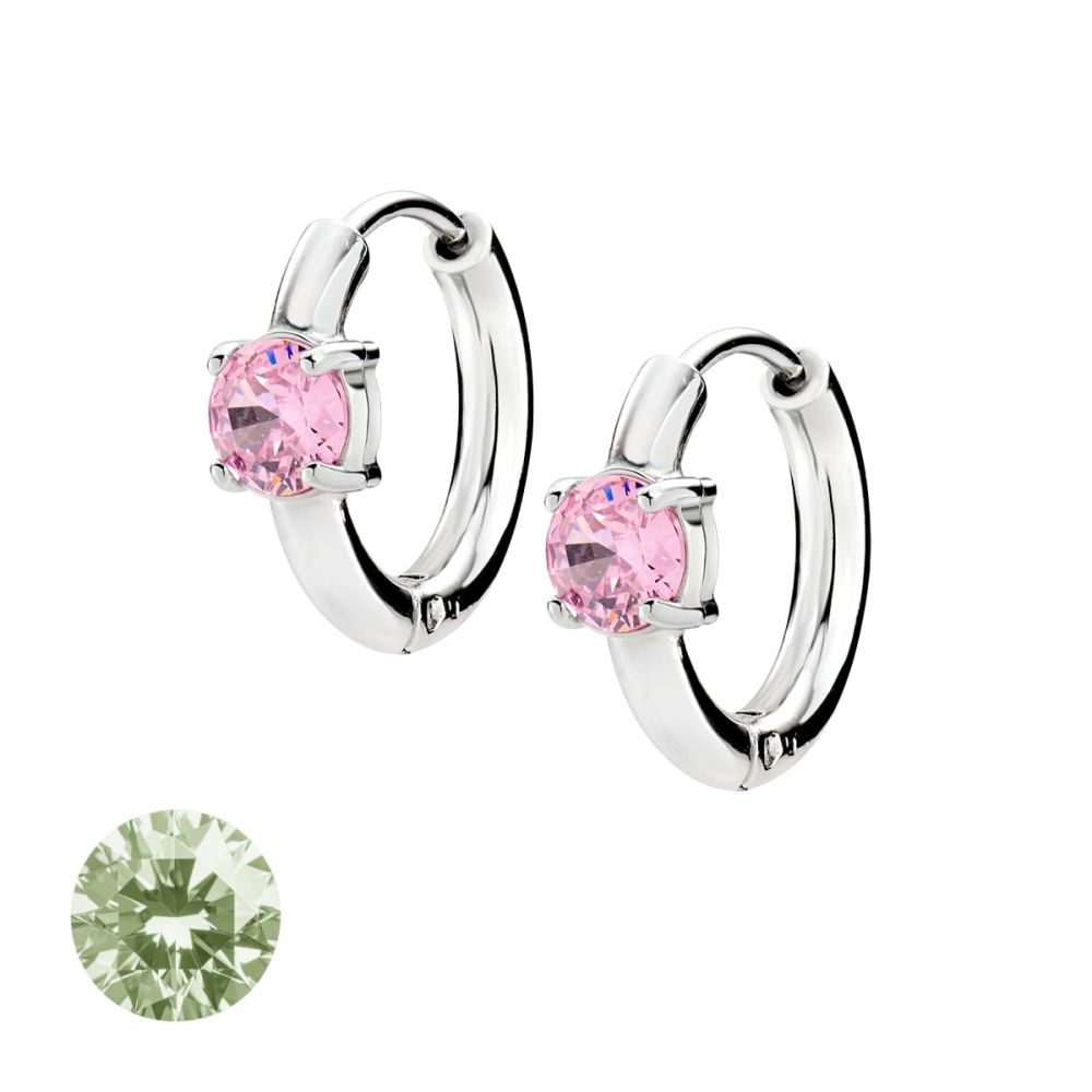 Doodle Orecchini Cerchio 10 mm Acciaio