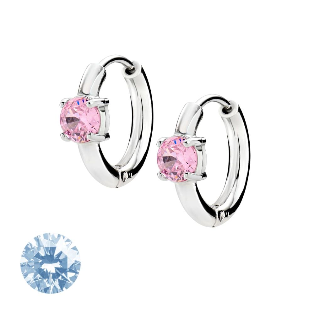 Doodle Orecchini Cerchio 10 mm Acciaio