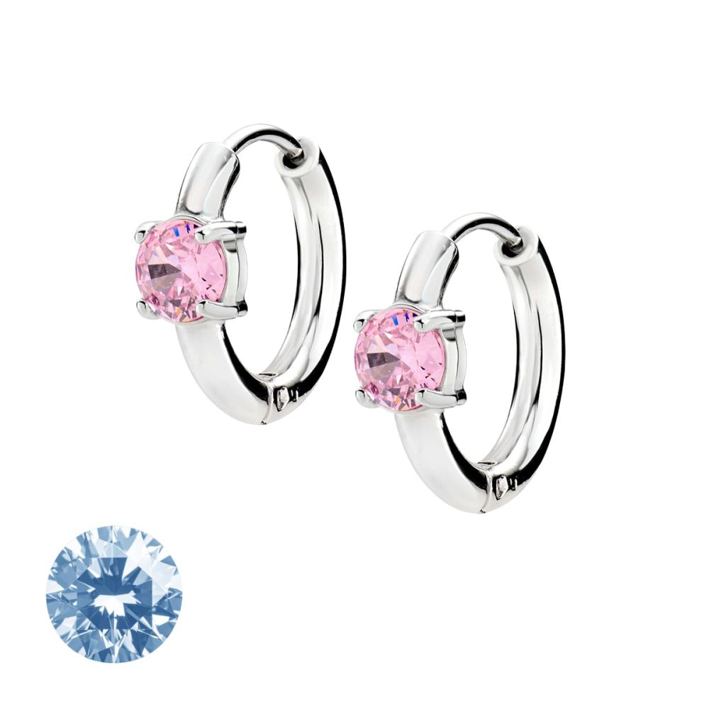 Doodle Orecchini Cerchio 10 mm Acciaio