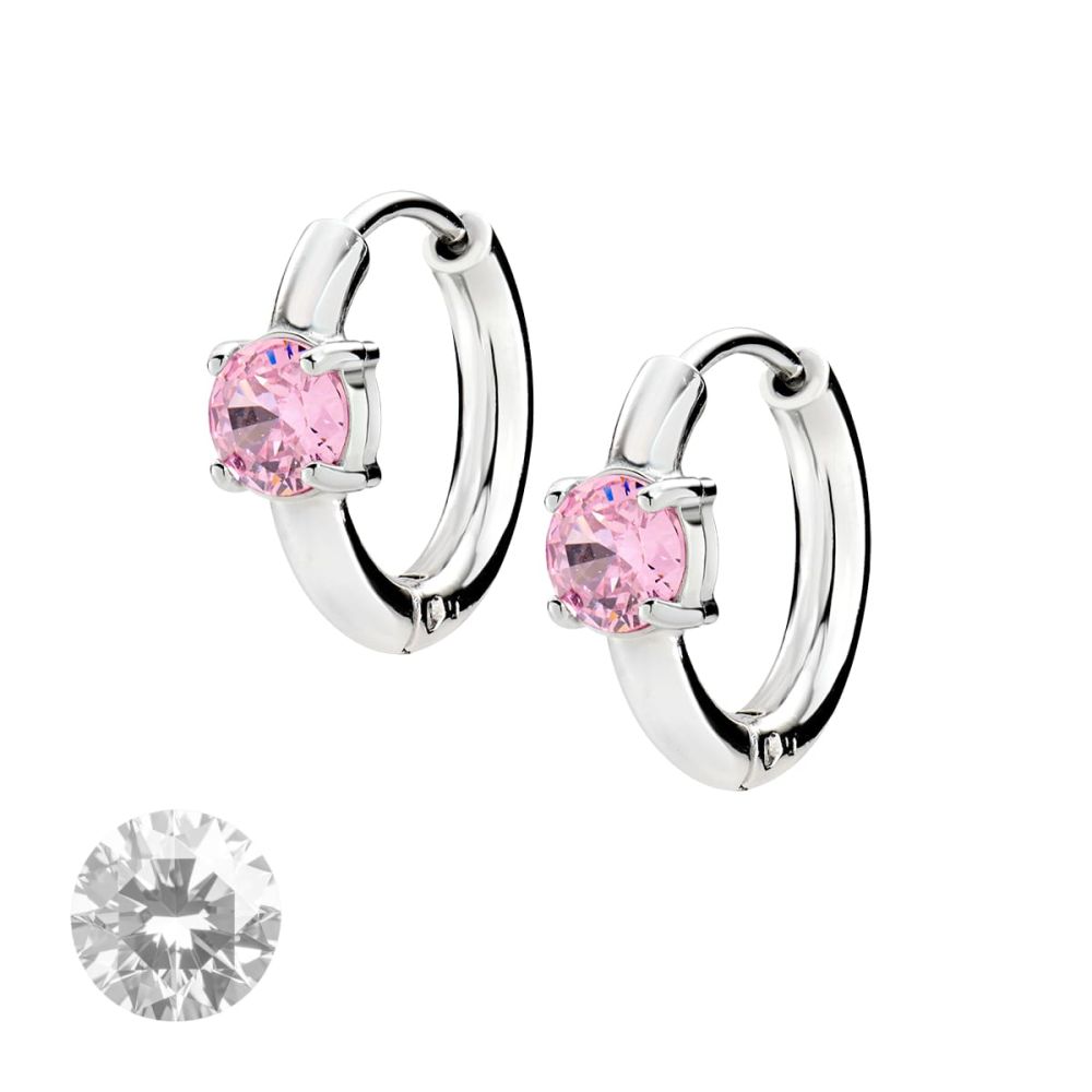 Doodle Orecchini Cerchio 10 mm Acciaio