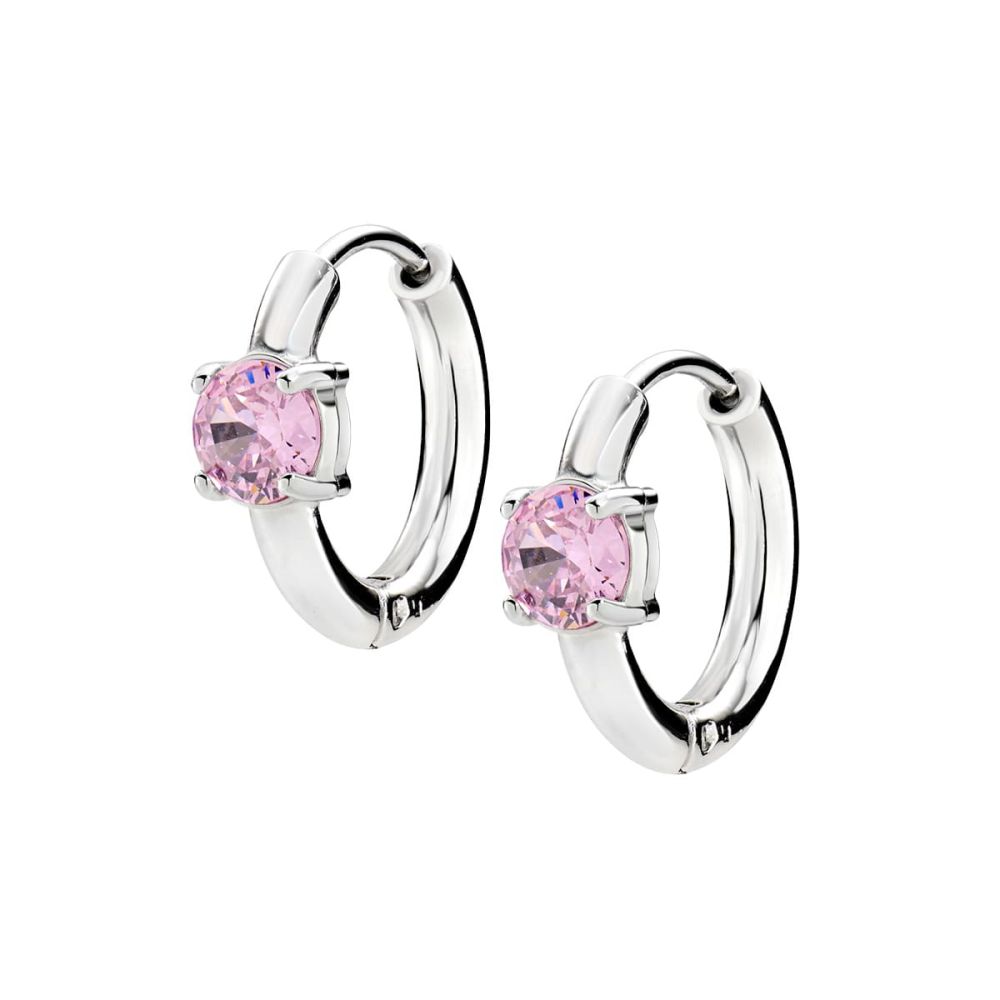 Doodle Orecchini Cerchio 10 mm Acciaio