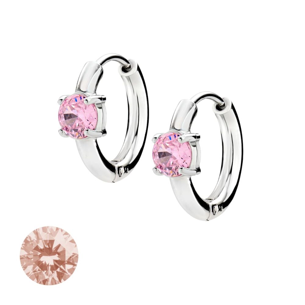 Doodle Orecchini Cerchio 10 mm Acciaio