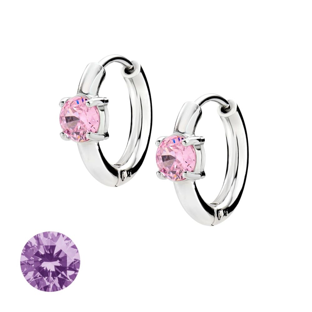 Doodle Orecchini Cerchio 10 mm Acciaio