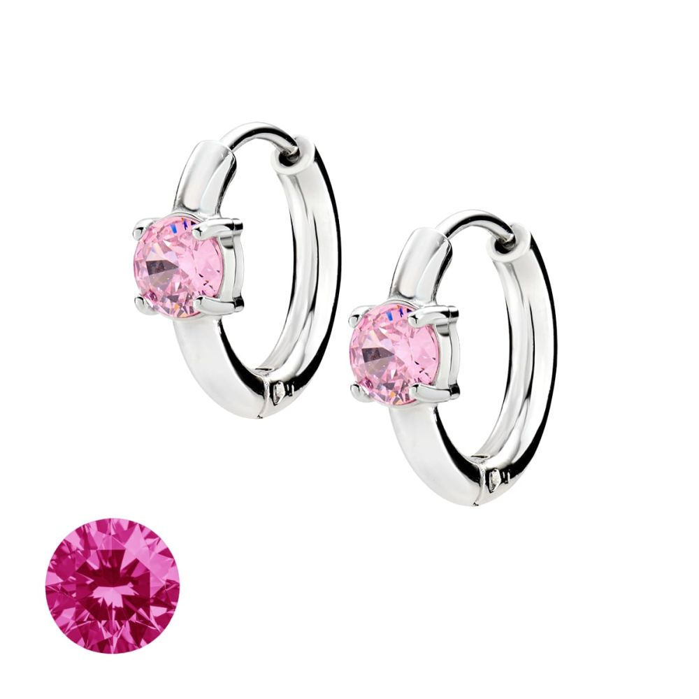 Doodle Orecchini Cerchio 10 mm Acciaio