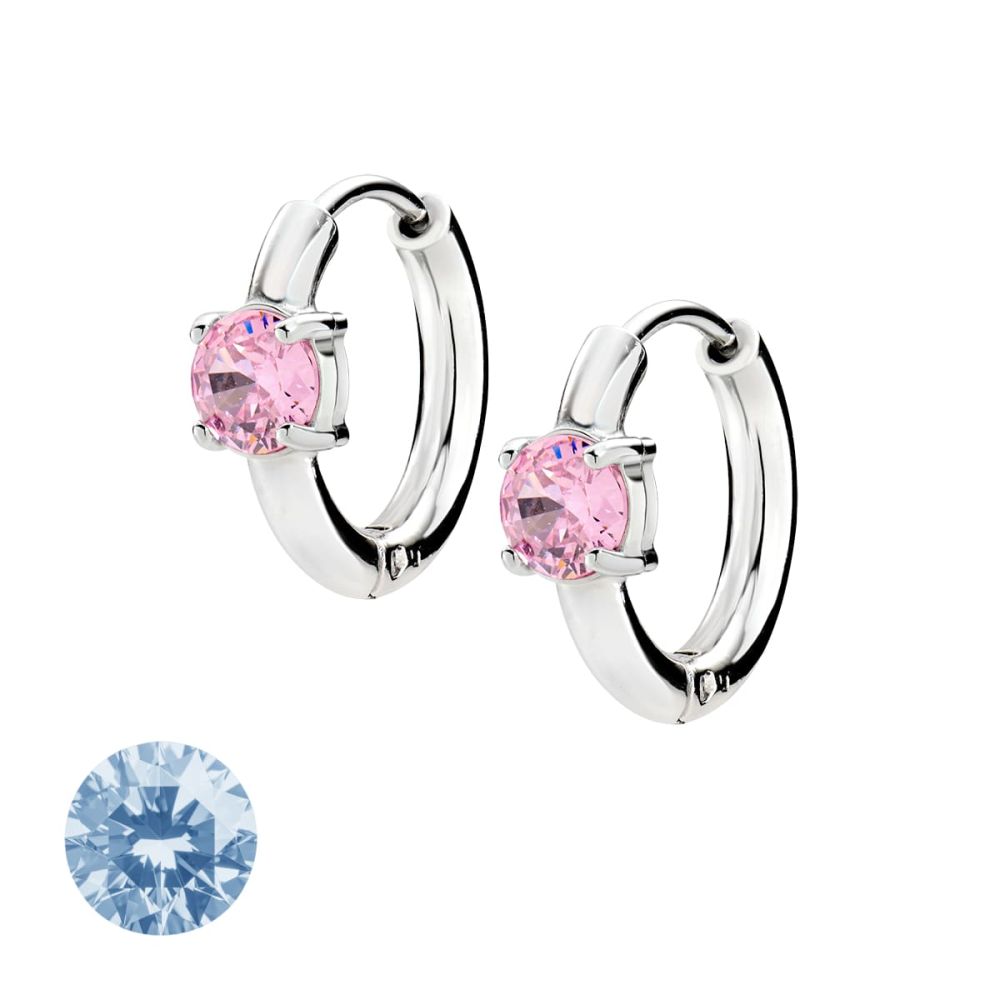 Doodle Orecchini Cerchio 10 mm Acciaio