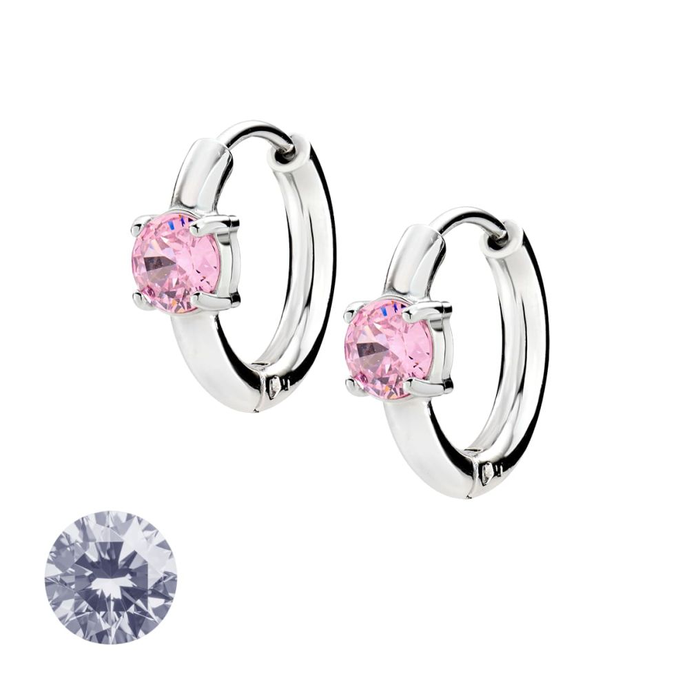 Doodle Orecchini Cerchio 10 mm Acciaio