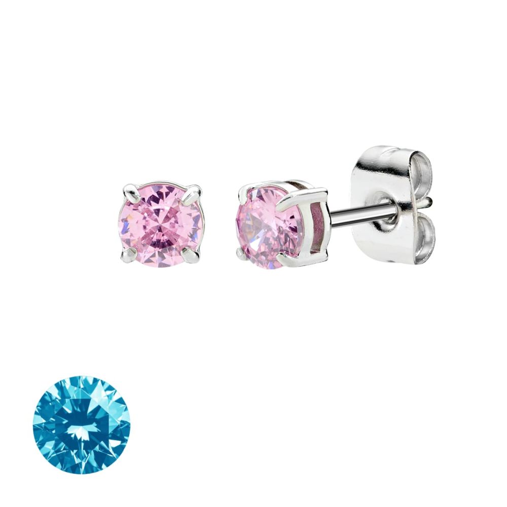 Doodle Orecchini Acciaio Punto Luce 4 mm