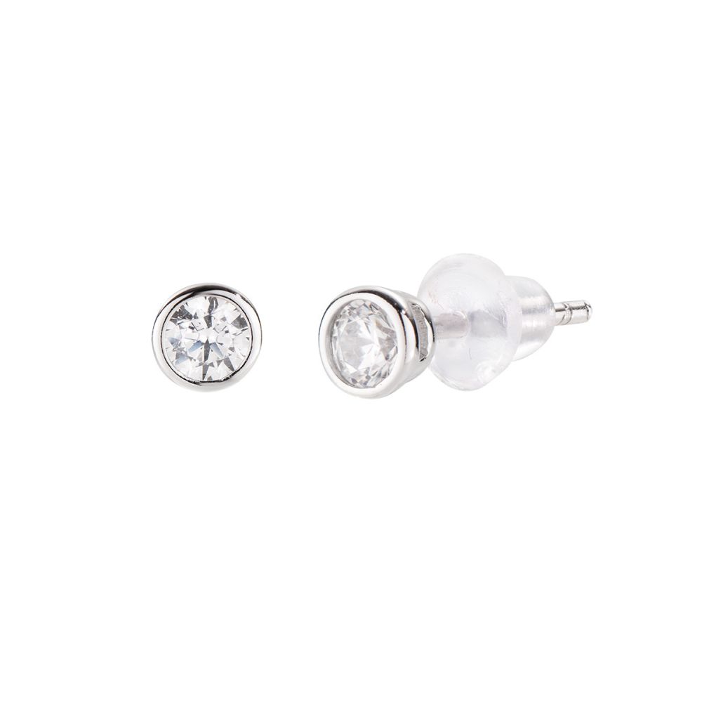 Amen Orecchini Lobo Argento Punto Luce 3 mm