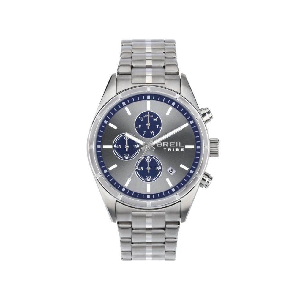 Breil Cronografo Acciaio Quadrante Grigio-Blu Captain