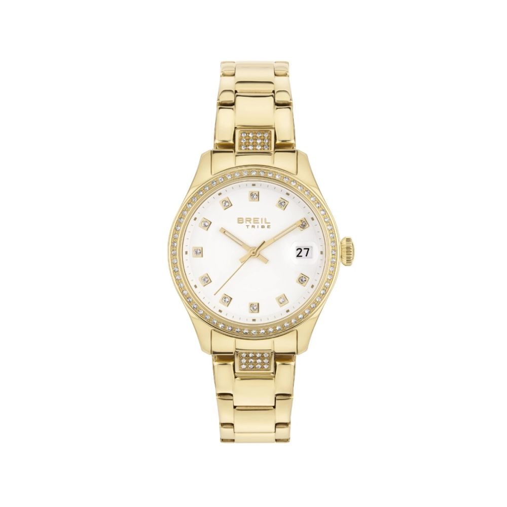 Breil Solo Tempo Acciaio Gold Quadrante Bianco Elegance