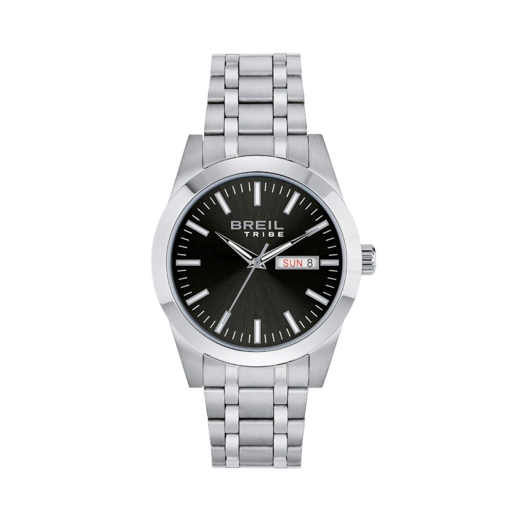 Breil Solo Tempo Acciaio Quadrante Nero Rank