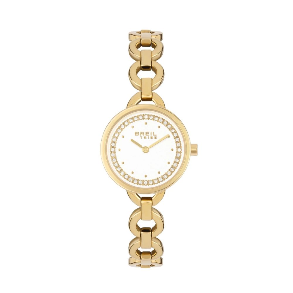 Breil Solo Tempo Acciaio Gold Quadrante Bianco Anouk
