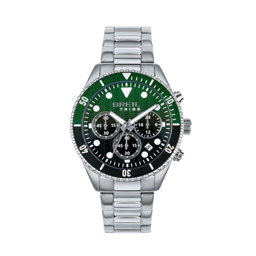 Breil Cronografo Acciaio Quadrante Verde Overhand