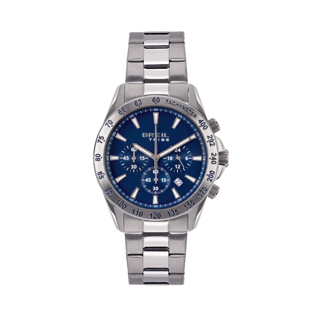 Breil Cronografo Acciaio Quadrante Blu Sideline