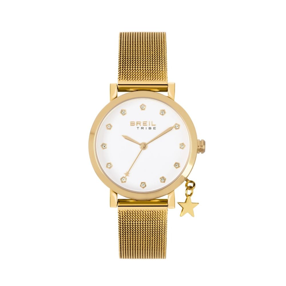 Breil Solo Tempo Acciaio Gold Quadrante Bianco Emily