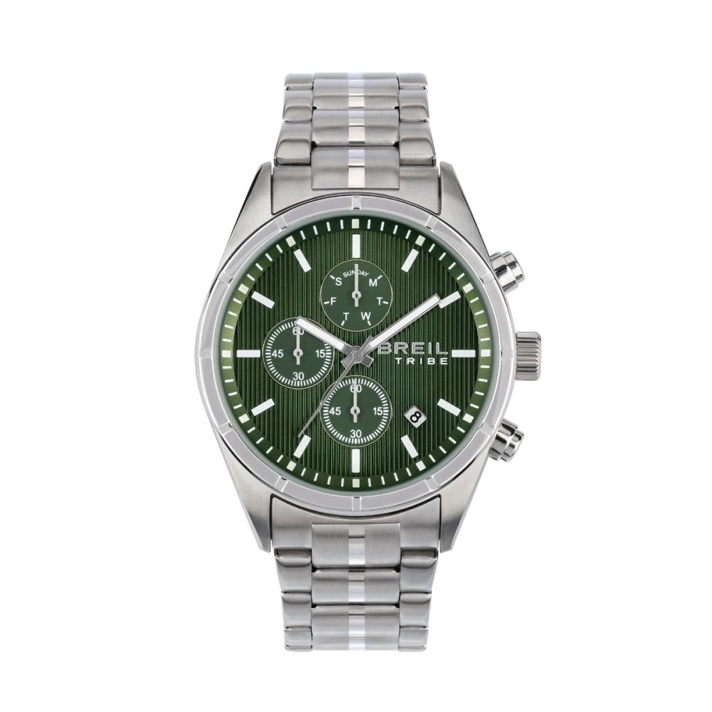 Breil Cronografo Acciaio Quadrante Verde Captain