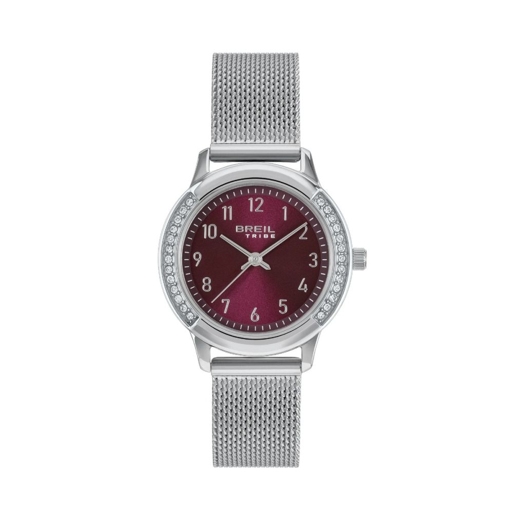 Breil Solo Tempo Acciaio Quadrante Bordeaux Eye To Eye