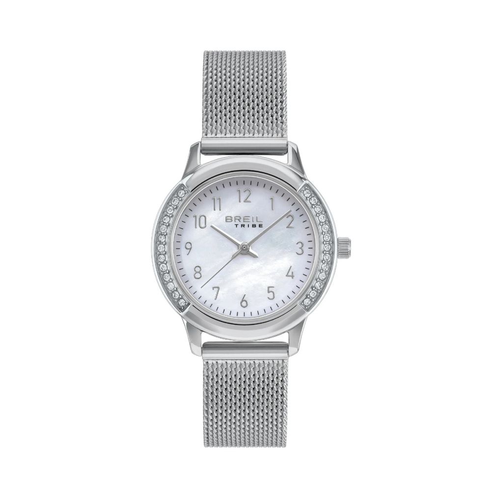 Breil Solo Tempo Acciaio Quadrante Silver Eye To Eye