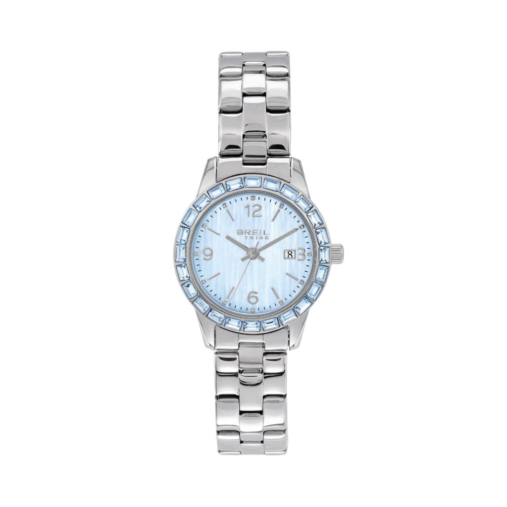 Breil Solo Tempo Acciaio Quadrante Azzurro Glow And Go