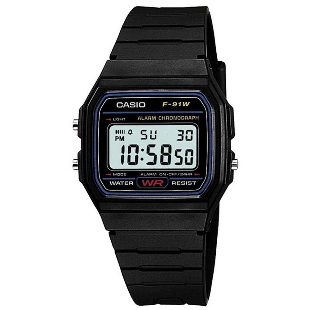 Casio Orologio Digitale Multifunzione F-91W-1YER