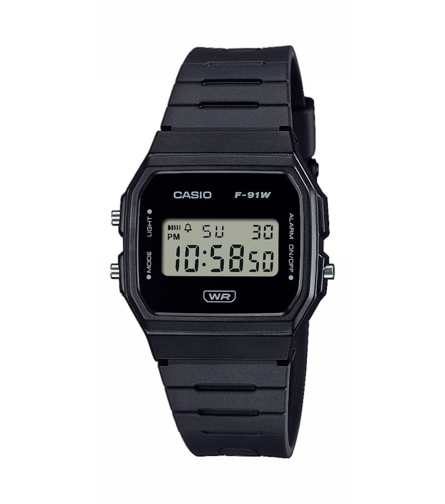  Casio Orologio Multifunzione Digitale F-91WB-1AEF