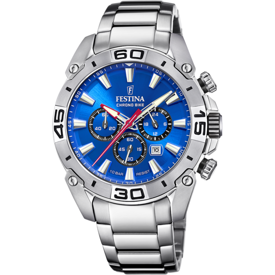 Festina Orologio Cronografo Uomo Chrono Bike Azzurro