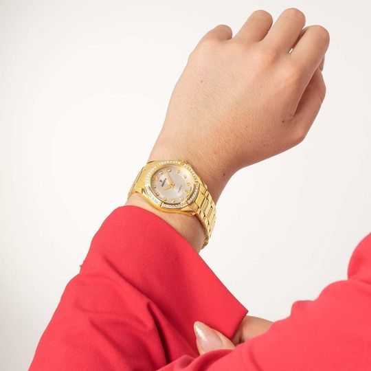 Festina Orologio Solo Tempo Donna Acciaio Gold