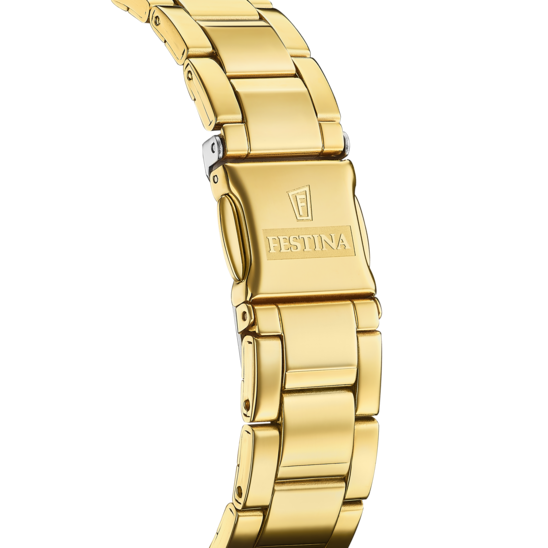 Festina Orologio Solo Tempo Donna Acciaio Gold