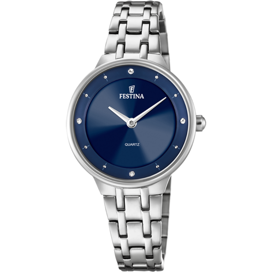 Festina Orologio Acciaio Solo tempo Donna Quadrante Blu