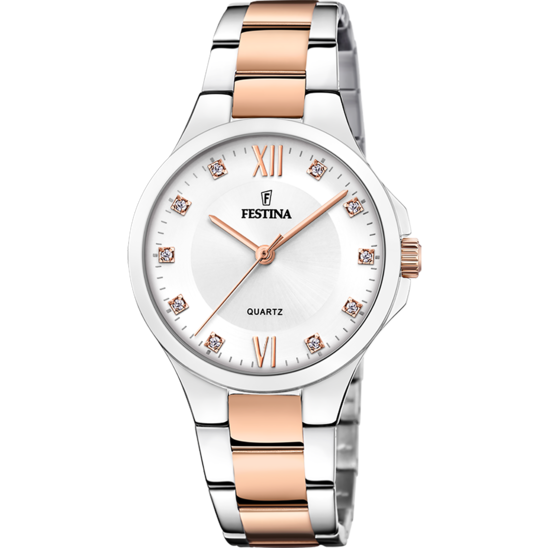 Festina Orologio Acciaio Solo tempo Donna Quadrante Silver