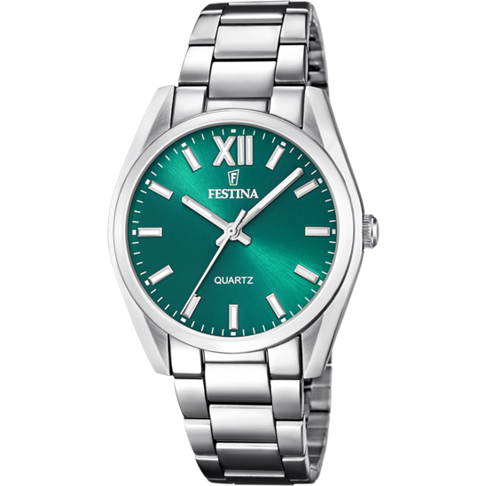 Festina Orologio Acciaio Solo tempo Donna Quadrante Verde