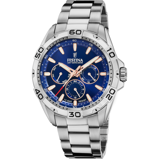 Festina Orologio Multifunzione Uomo Acciaio