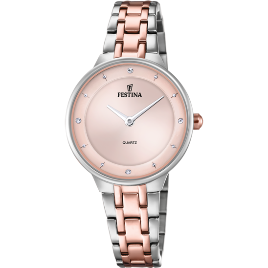 Festina Orologio Acciaio Solo tempo Donna Quadrante Rosè