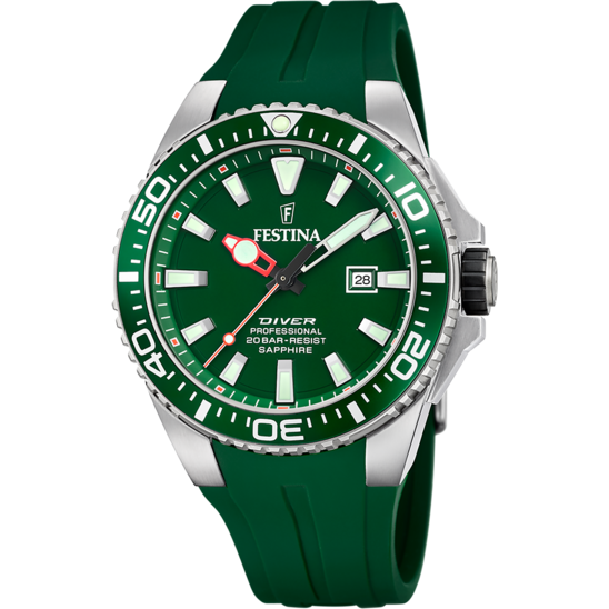 Festina Orologio Diver Acciaio e Silicone