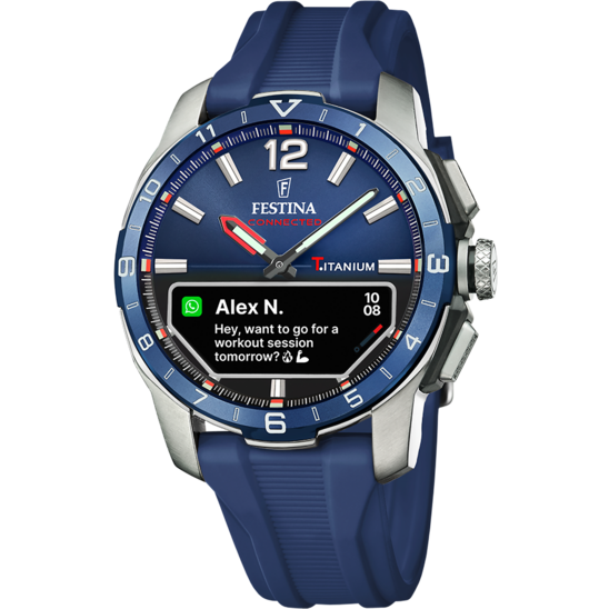 Festina Orologio Titanio Connected D Blu 