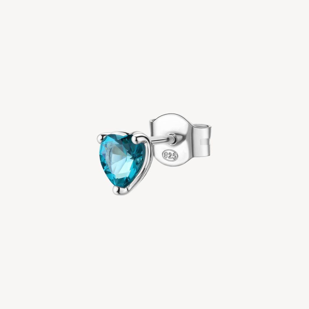 Brosway Orecchino Argento Cuore Paraiba Fancy