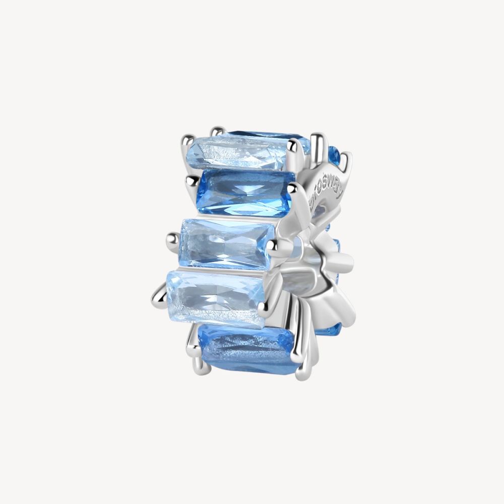 Brosway Charm Argento Baguette Light Sapphire Fancy