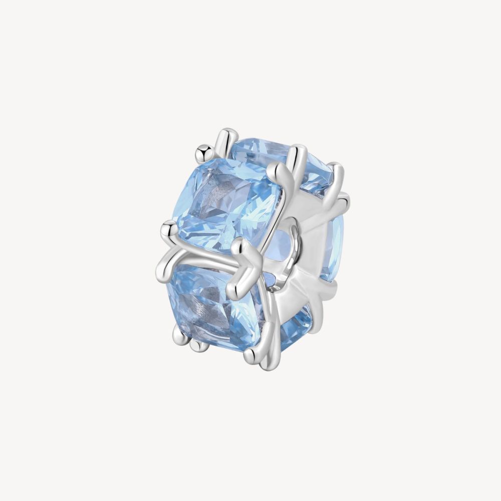 Brosway Charm Argento Cushion Light Sapphire Fancy