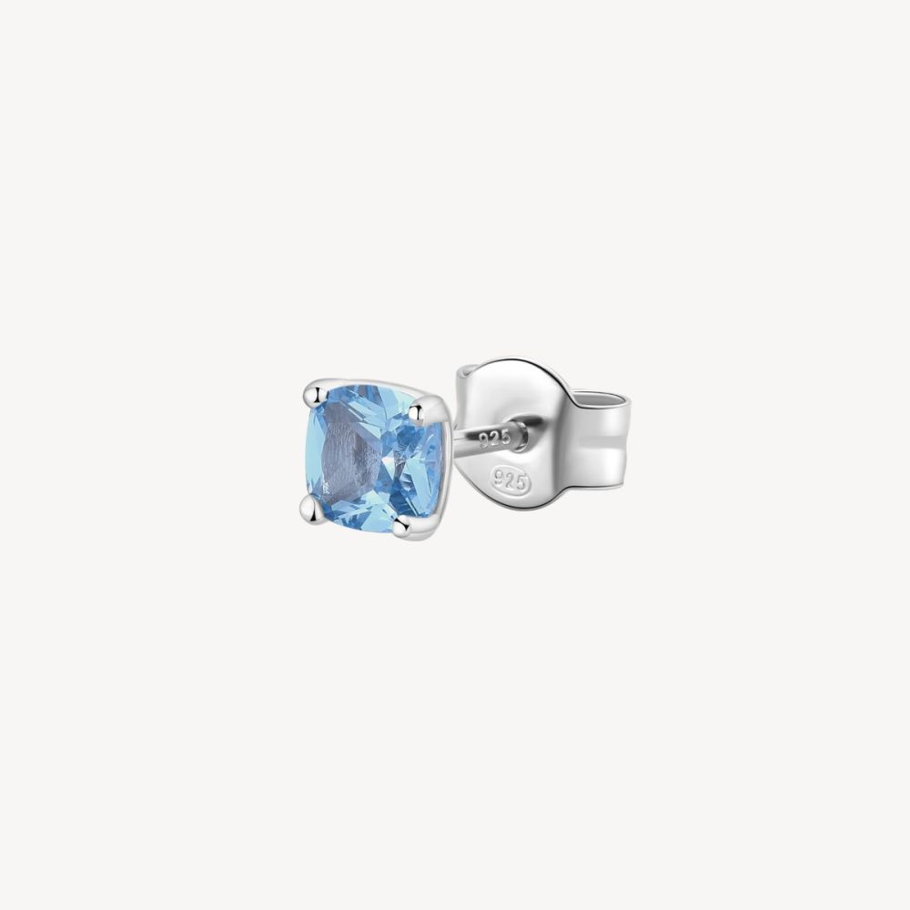 Brosway Orecchino Argento Cushion Light Sapphire Fancy