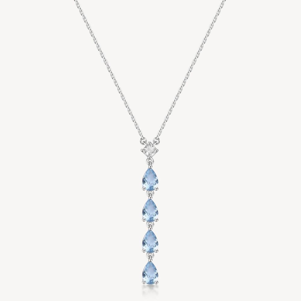 Brosway Collana Argento Cristalli Light Sapphire Fancy