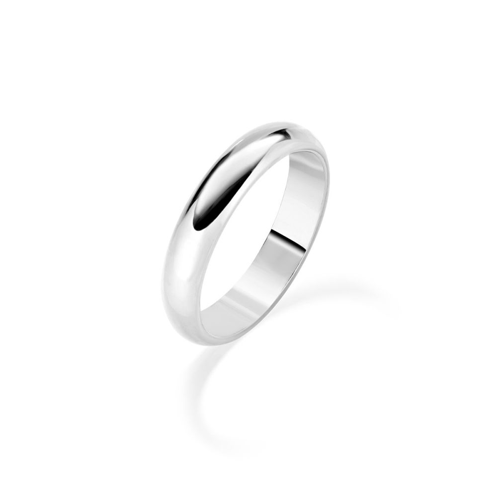 Amen Anello Fede Argento Rodiato 3 mm